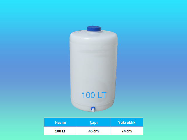 100 Lt Dikey Su Deposu