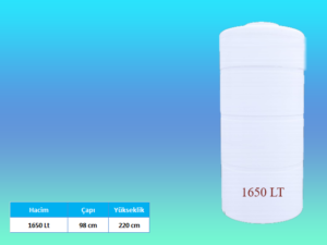 1650 Lt Dikey Su Deposu