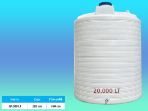 20.000 Lt Dikey Su Deposu