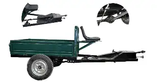 Kaan KRM 400 4x4 Şanzımanlı Römork