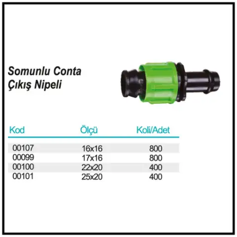 Somunlu Conta Çıkış Nipeli