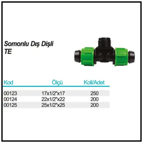 Somunlu Dış Dişli TE